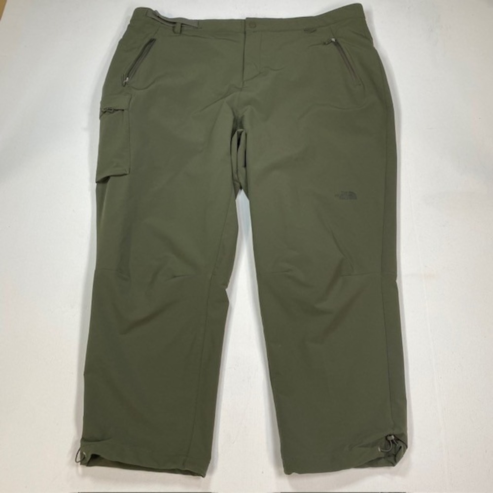 The North Face Womens Plus 22W Olive Green Bridgeway Ankle Pants UPF 40+